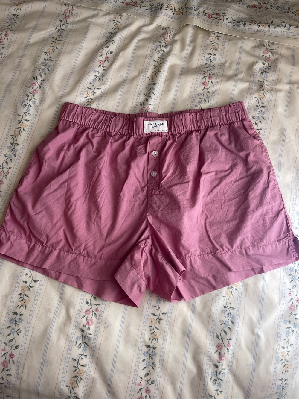 American Eagle Outfitters Dusty Mauve Women's Lounge Shorts